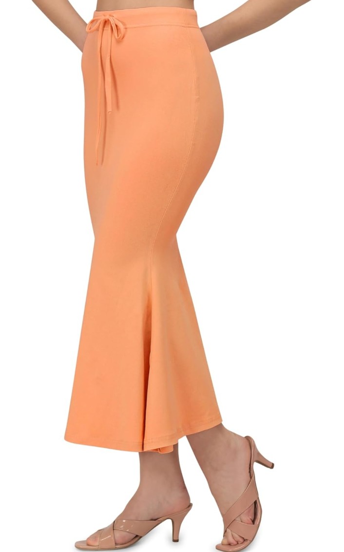 Women's Saree Shapewear Petticoat – Cotton Blend, Stretchable Fishcut Fit