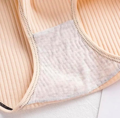 Women’s High Waist Cotton Briefs – Soft, Breathable, Full Coverage Panty with Bow (Pack of 2/3/6)