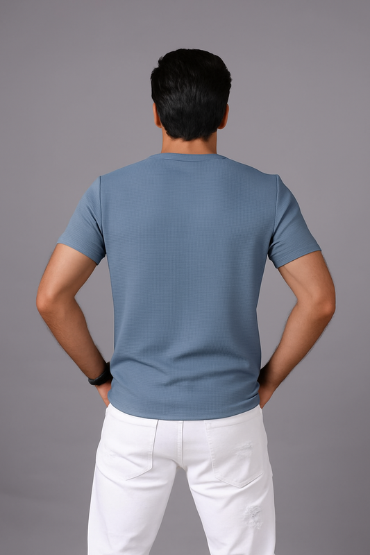 Men's Stylish Textured T-Shirt