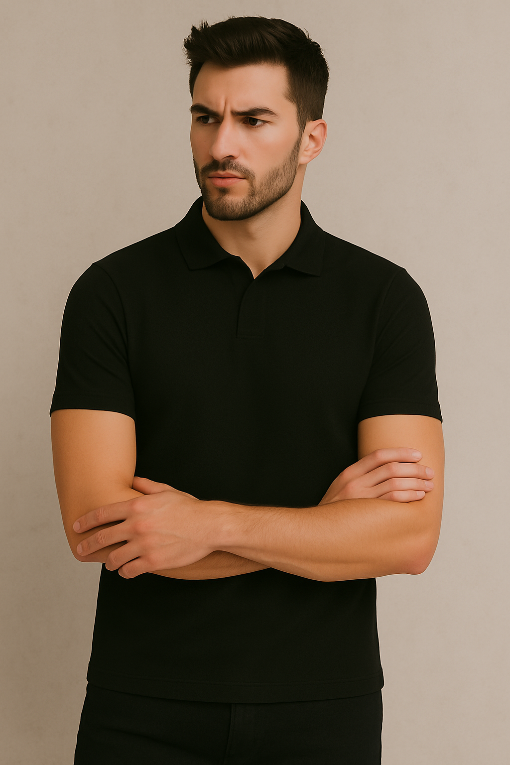 Men’s Solid Polo T-Shirt – Premium Cotton Blend | Classic Fit | Casual & Formal Wear