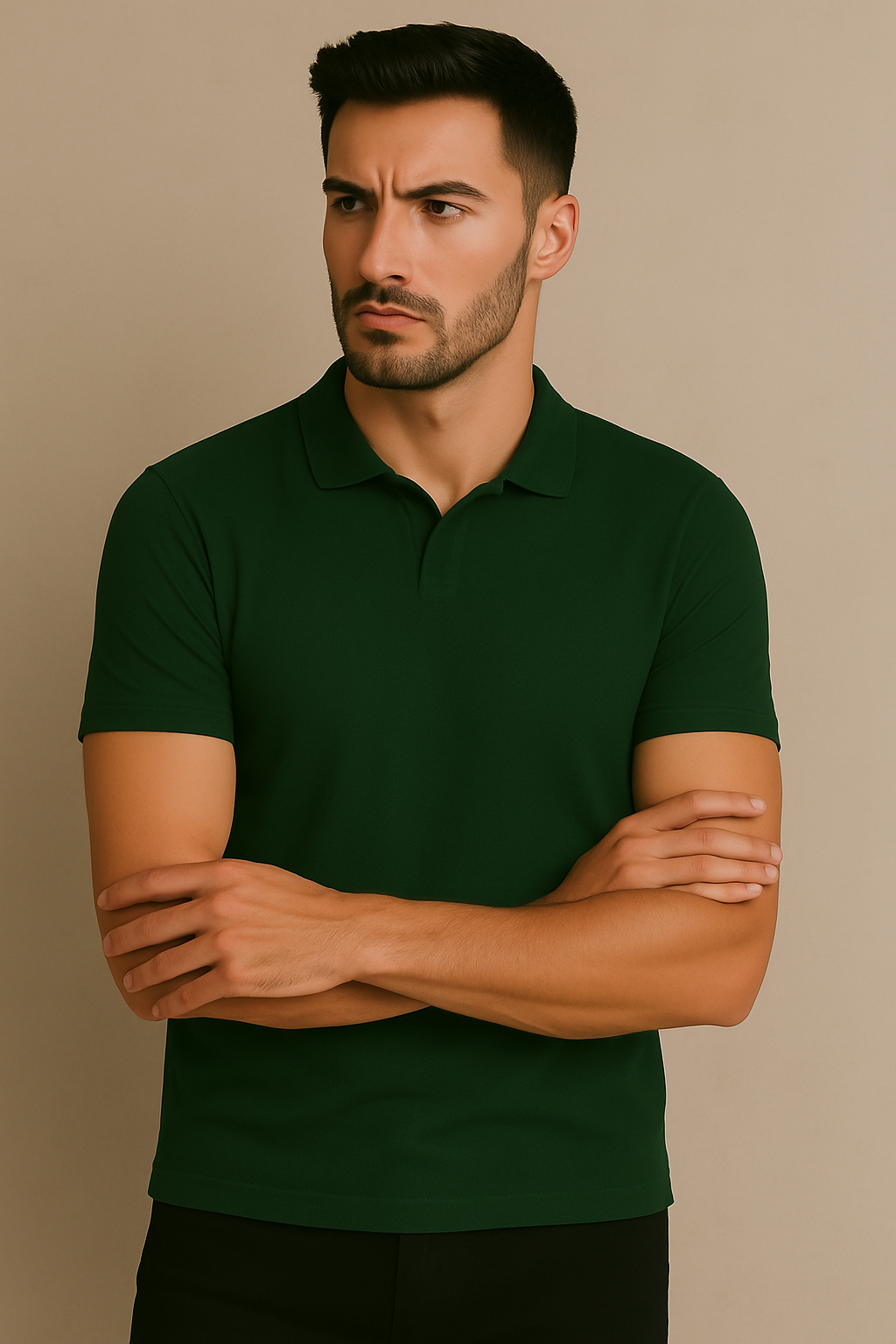 Men’s Solid Polo T-Shirt – Premium Cotton Blend | Classic Fit | Casual & Formal Wear