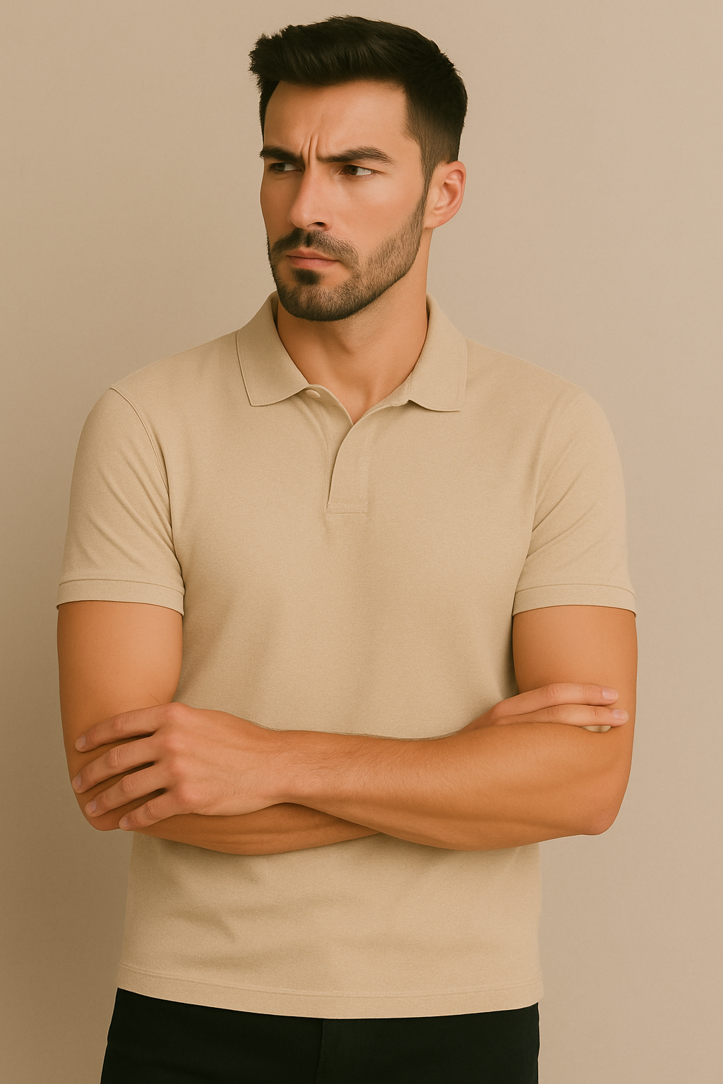 Men’s Solid Polo T-Shirt – Premium Cotton Blend | Classic Fit | Casual & Formal Wear