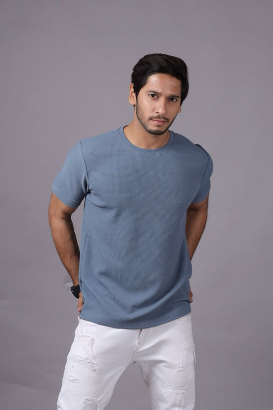 Men's Stylish Textured T-Shirt