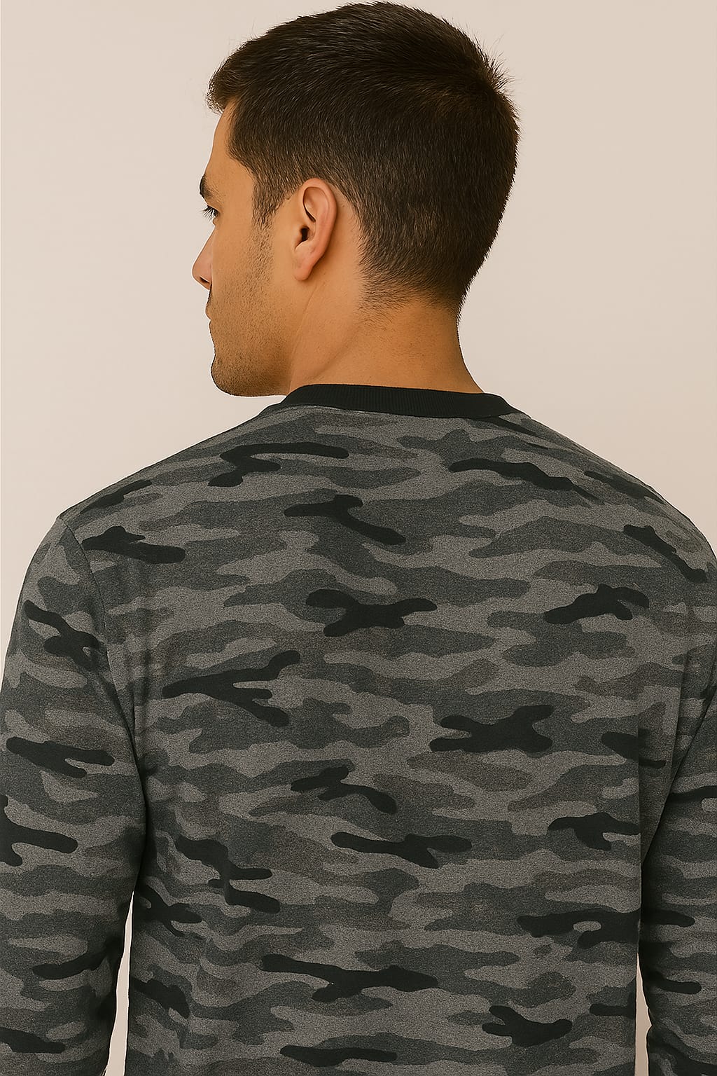 Men's Camo Print Full Sleeve T-Shirt – Urban Street Style