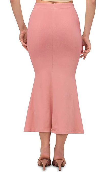 Women's Saree Shapewear Petticoat – Cotton Blend, Stretchable Fishcut Fit