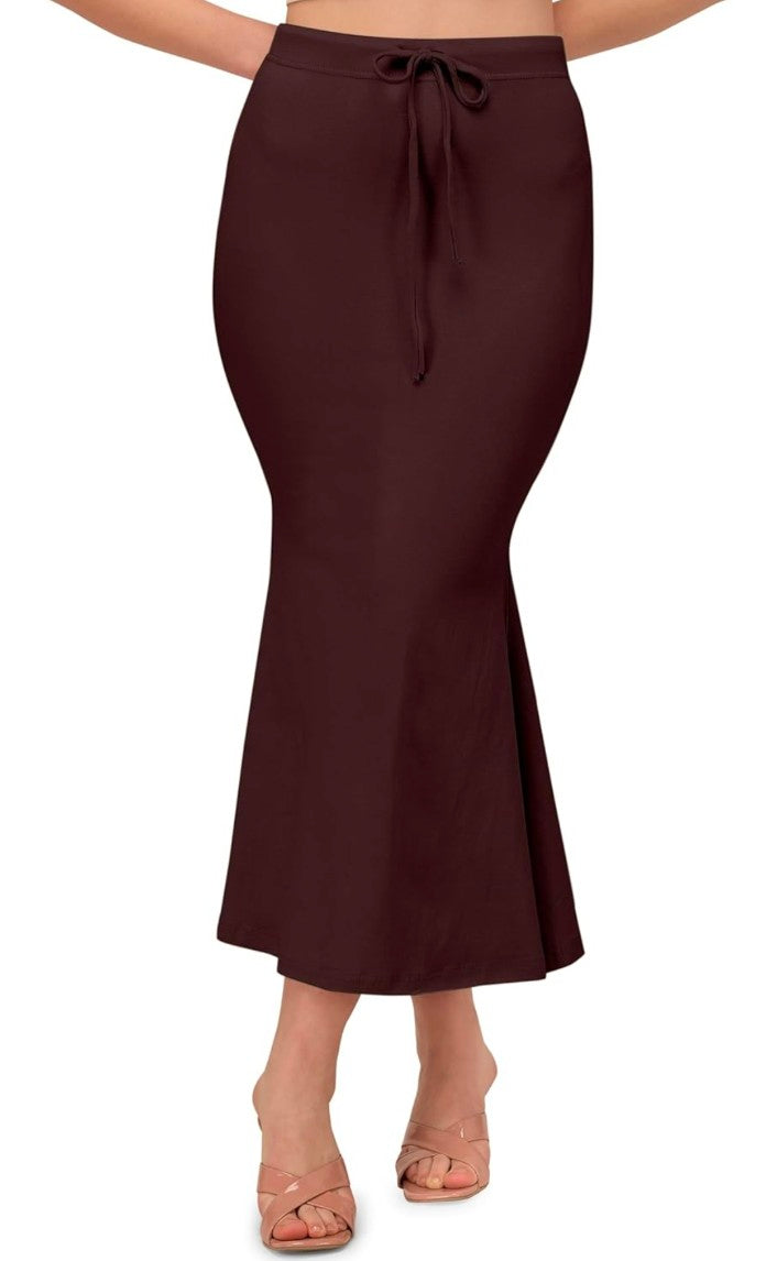 Women's Saree Shapewear Petticoat – Cotton Blend, Stretchable Fishcut Fit