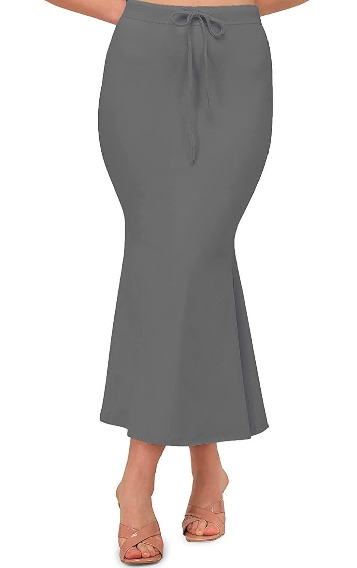 Women's Saree Shapewear Petticoat – Cotton Blend, Stretchable Fishcut Fit