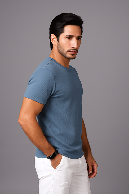 Men's Stylish Textured T-Shirt